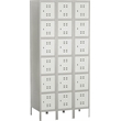 Pemberly Row Box Locker 3 Column in Gray