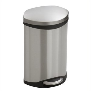 pemberly row receptacle - 3 gallon in stainless steel