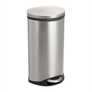 pemberly row receptacle - 7.5 gallon in stainless steel