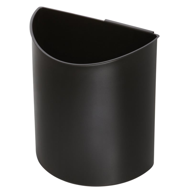 Pemberly Row Small Desk-Side Receptacle in Black & Blue
