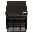 Pemberly Row 3 Drawer Hospitality Organizer in Black