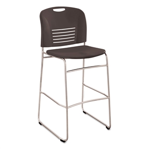 Pemberly Row 31&quot Sled Base Bar Stool in Black