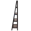 Pemberly Row 4-Tier A Frame Solid Wood Book Shelving Unit in Espresso
