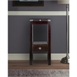 Pemberly Row Transitional Solid Wood End Table in Rich Espresso
