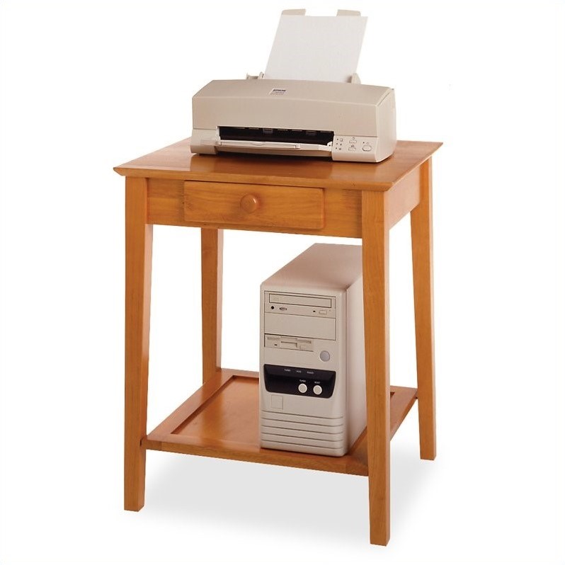 solid wood printer table