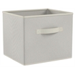 Pemberly Row Foldable Transitional Fabric Basket in Beige (Set of 6)