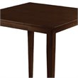 Pemberly Row Square Transitional Solid Wood Dining Table in Antique Walnut