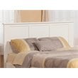 Pemberly Row Madison King Solid Wood Panel Headboard in White