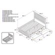 Pemberley Row Solid Wood White Platform Bed Cottage Design 64.63