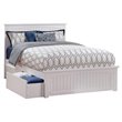 Pemberley Row Solid Wood White Platform Bed Cottage Design 64.63