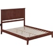 Pemberly Row Madison King Solid Wood Platform Bed in Walnut