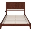 Pemberly Row Madison King Solid Wood Platform Bed in Walnut