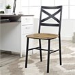 Pemberly Row X Back Dining Chair in Barnwood (Set of 2)