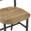 Pemberly Row X Back Dining Chair in Barnwood (Set of 2)