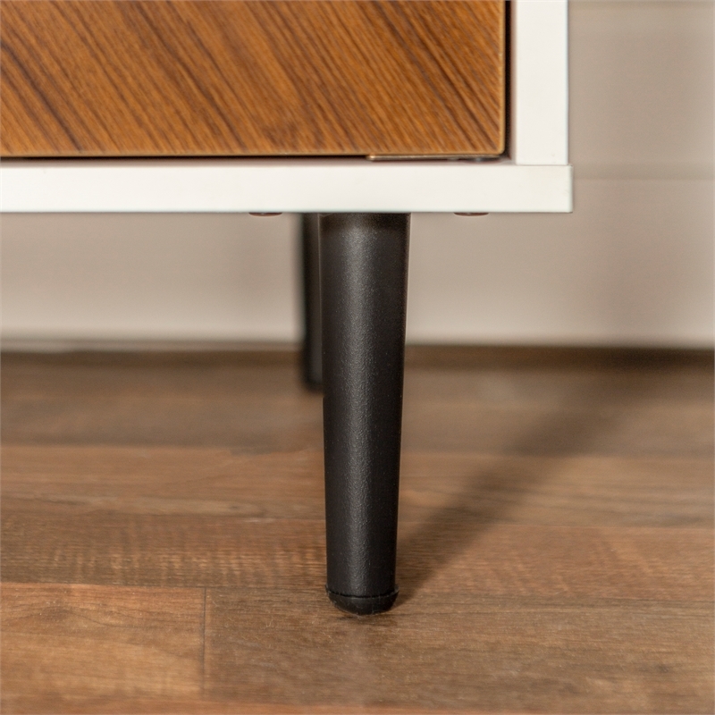 Pemberly Row Modern Wood Book match Buffet for TVs up to 58