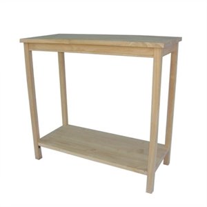 pemberly row unfinished accent table ready to assemble