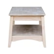 Pemberley Row Solid Parawood Unfinished Coffee Table Rectangular Lift Top 40