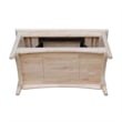 Pemberley Row Solid Parawood Unfinished Coffee Table Rectangular Lift Top 40