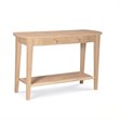 Pemberly Row Unfinished Oval Sofa Table