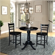 Pemberly Row Unfinished Square/Rectangular Bar Height Dining Table