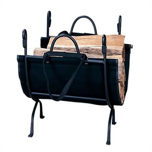 pemberly row deluxe wrought iron log holder