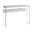 Pemberly Row Console Table in Gray Cement