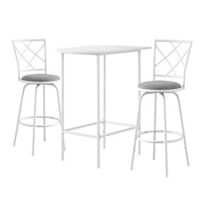 Pemberly Row Bar Table in White