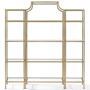 Pemberly Row 3 Piece Etagere in Gold