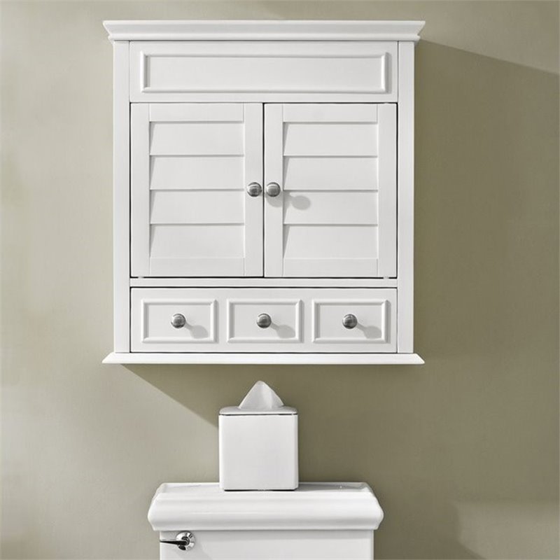 Pemberly Row Medicine Cabinet in White