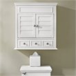 Pemberly Row Medicine Cabinet in White