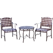Pemberly Row 3 Piece Patio Conversation Set