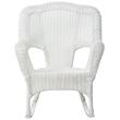 Pemberly Row Resin Patio Rocker in White (Set of 2)