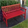 Pemberley Row Acacia Hardwood Red Garden Bench 48