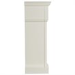 Pemberly Row Electric Fireplace in Ivory