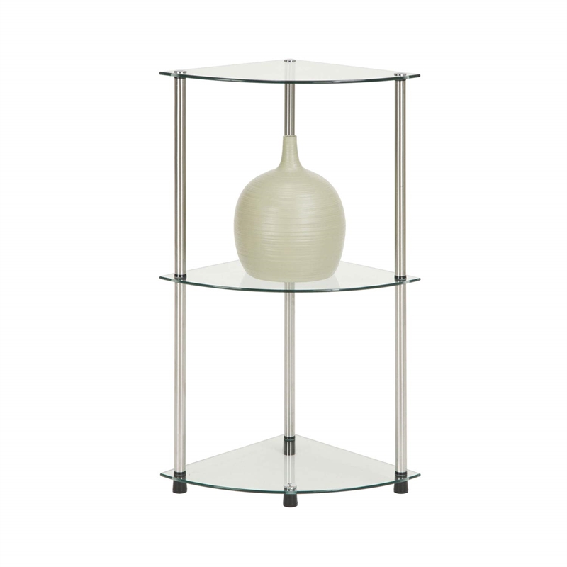 Pemberly Row 3 Tier Corner Shelf 
