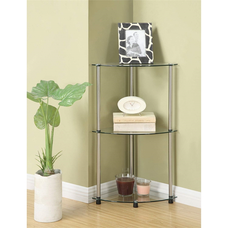 Pemberly Row 3 Tier Corner Shelf 