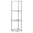 Pemberly Row 4 Tier Corner Shelf