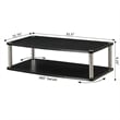 Pemberly Row XL 2 Tier Swivel in Black