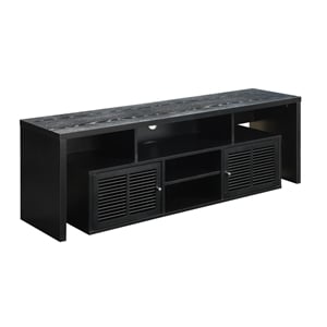 Pemberly Row Transitional Wood TV Stand for TVs up to 59&quot in Black