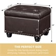 Pemberly Row Storage Ottoman - Espresso