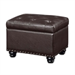 Pemberly Row Storage Ottoman - Espresso