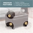 Pemberly Row Storage Ottoman - Espresso