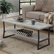 Pemberly Row Coffee Table in Faux Birch
