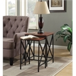 Pemberly Row 2 Piece Nesting End Table Set in Cherry
