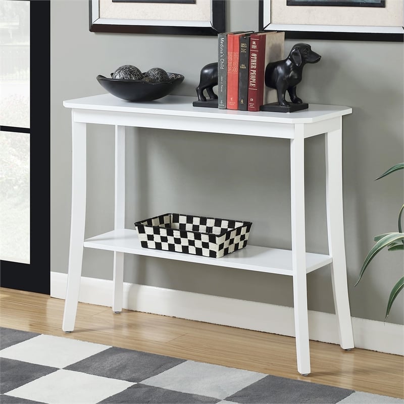Pemberly Row Console Table in White