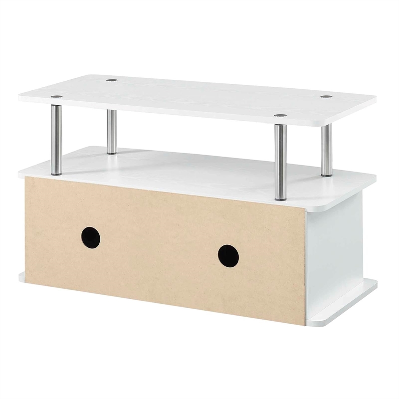 Pemberly Row Modern 2 Door Wood TV Stand for TVs up to 36