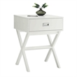Pemberly Row End Table in White