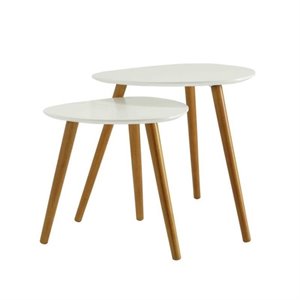 pemberly row nesting end tables in white and natural