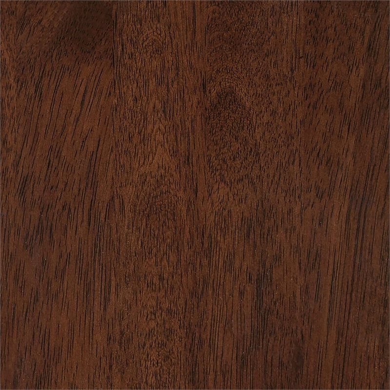 Pemberly Row 3-Tier and 1-Drawer Transitional Wood End Table in Espresso