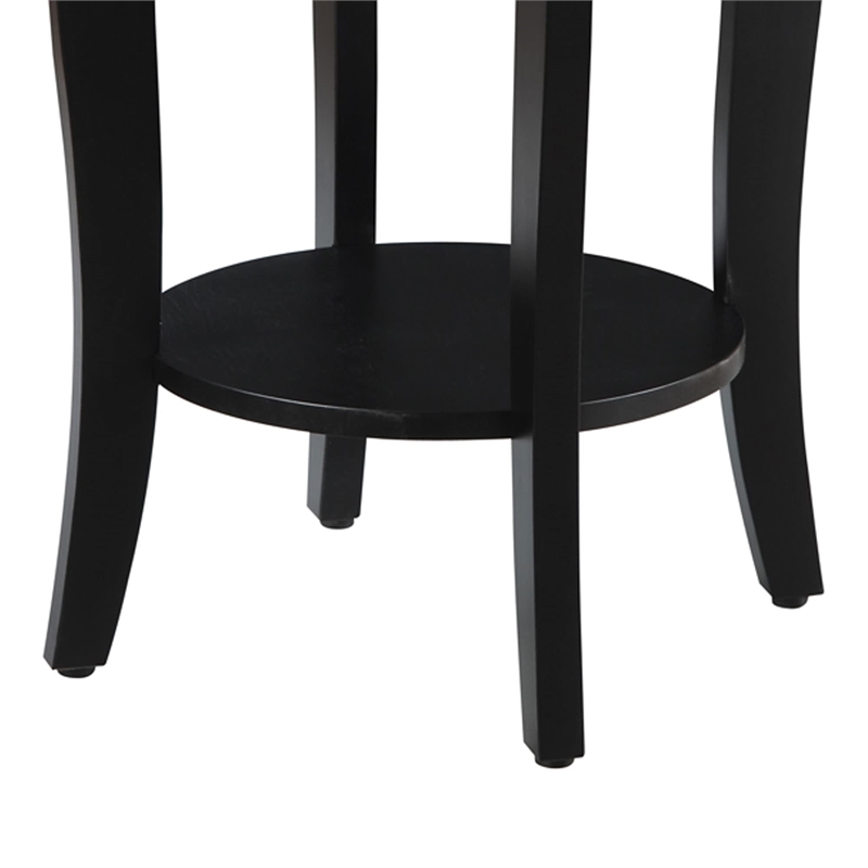 Pemberly Row Round Table in Black